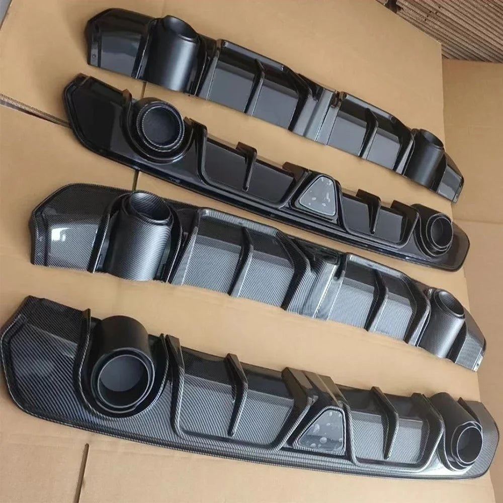 Rear Bumper Diffuser with LED for Nissan Sentra and Sylphy 2020-2022 - view 2