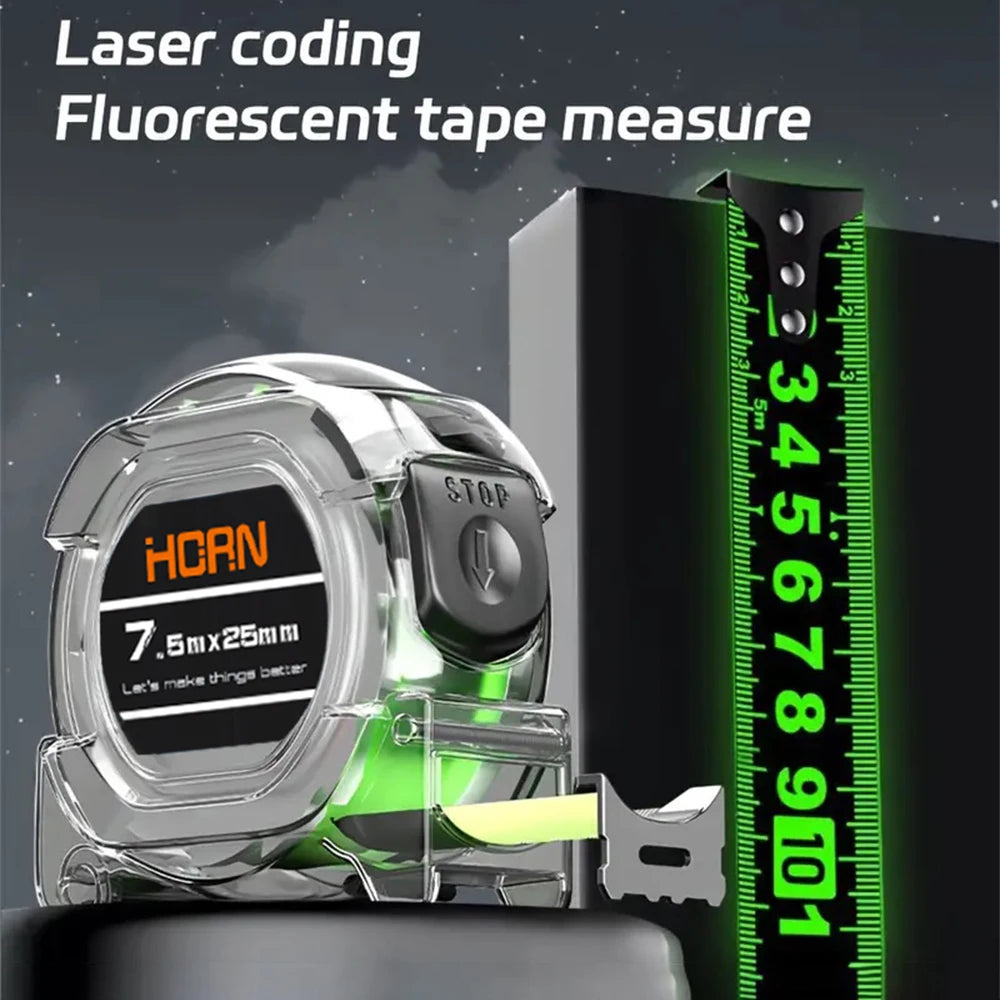 3/5/7/10m Fluorescent Tape Measure – Waterproof Scale