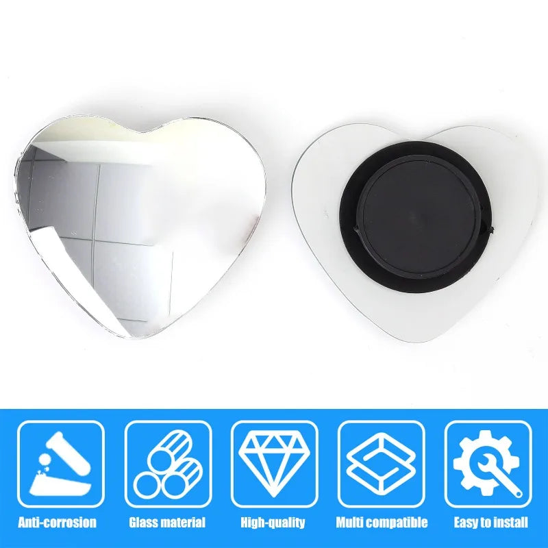 Heart Shaped Blind Spot Mirrors for Car and Truck Safety - image 6