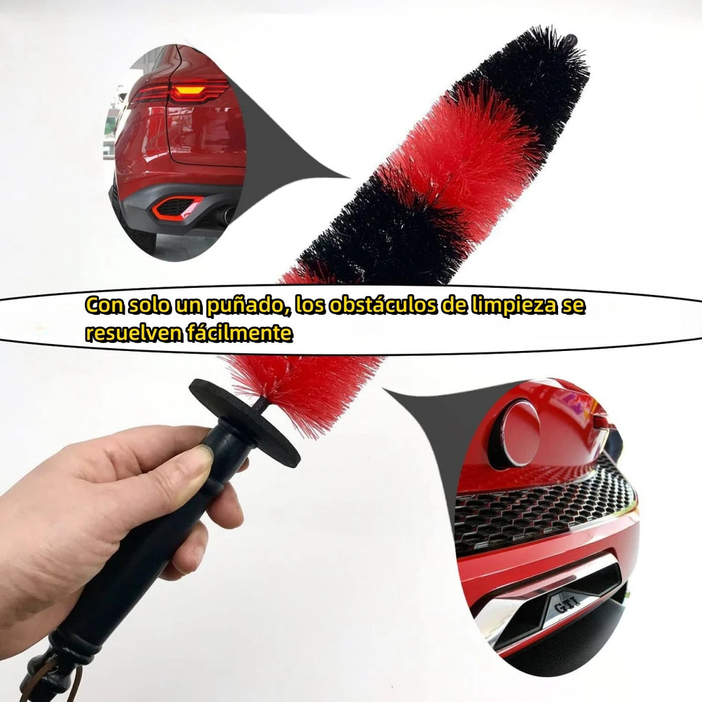 Long Handle Wheel and Rim Cleaning Brush