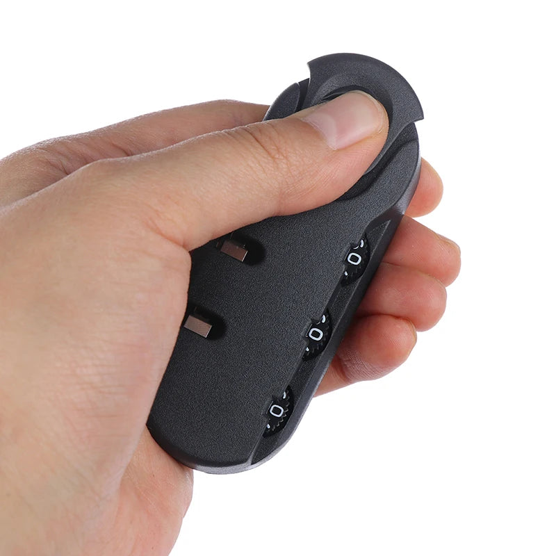 3-Digit Combination Luggage Padlock – Travel Code Lock