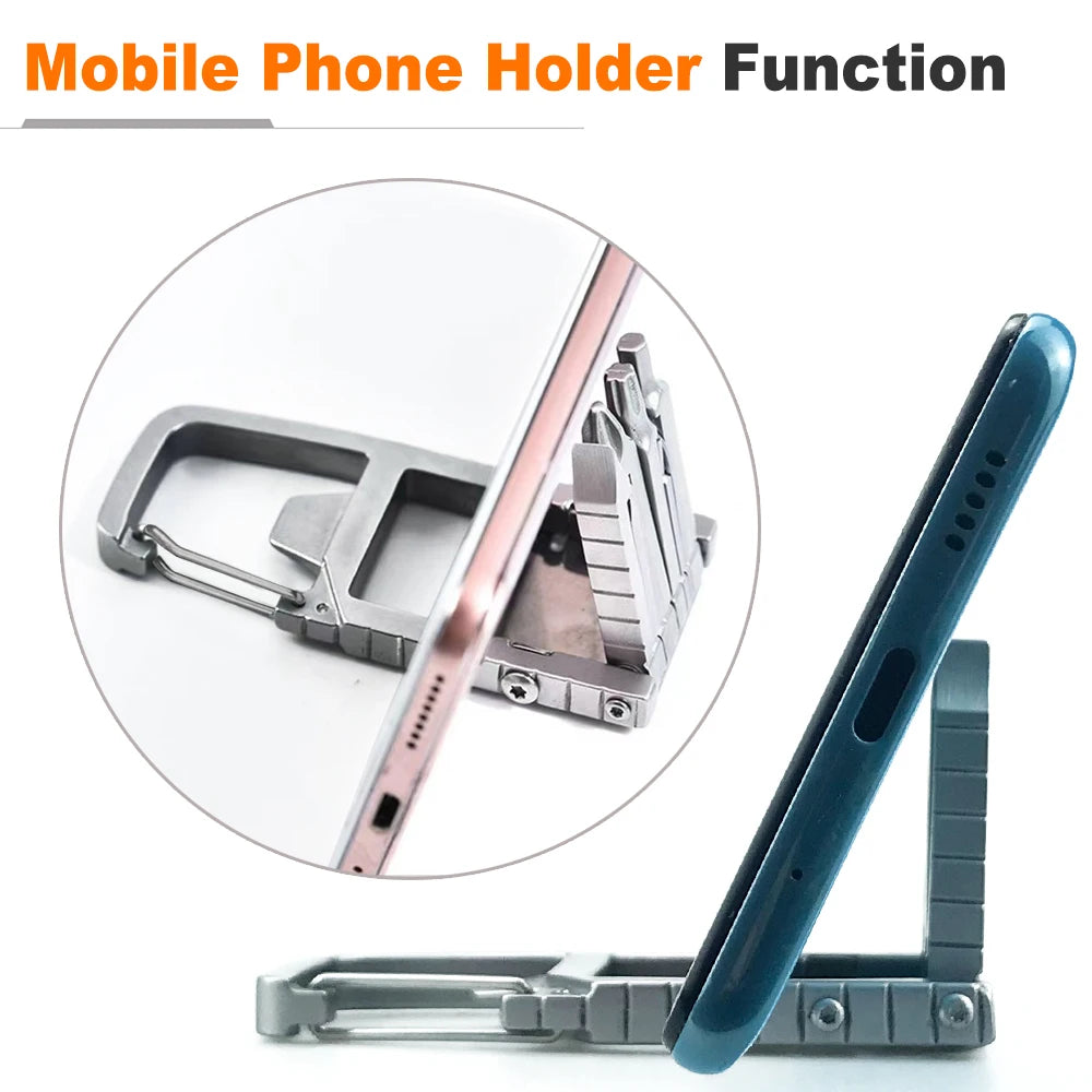 13-in-1 Folding Keychain Multi-Tool, Screwdriver & Corkscrew - image 4
