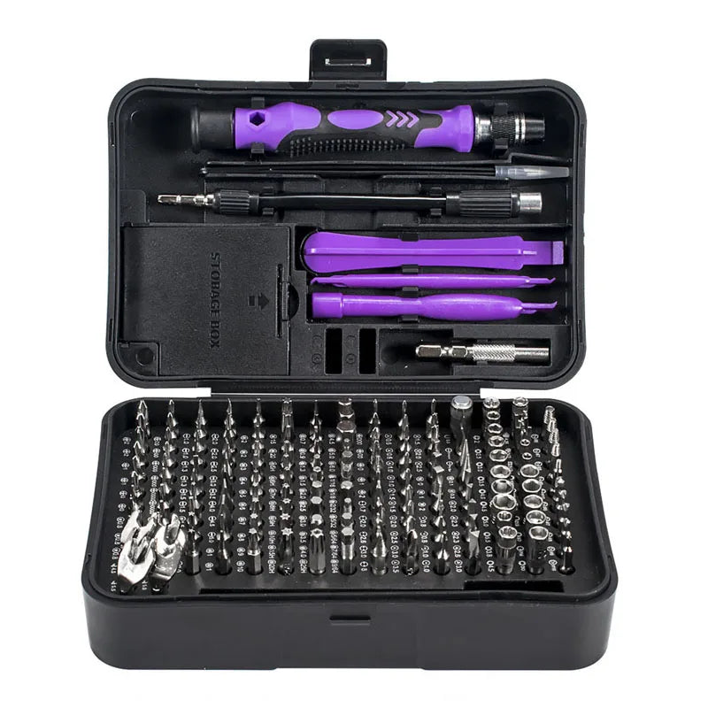 170-in-1 Magnetic Screwdriver Bit Set Torx Phillips Phone PC Repair Kit - image 2