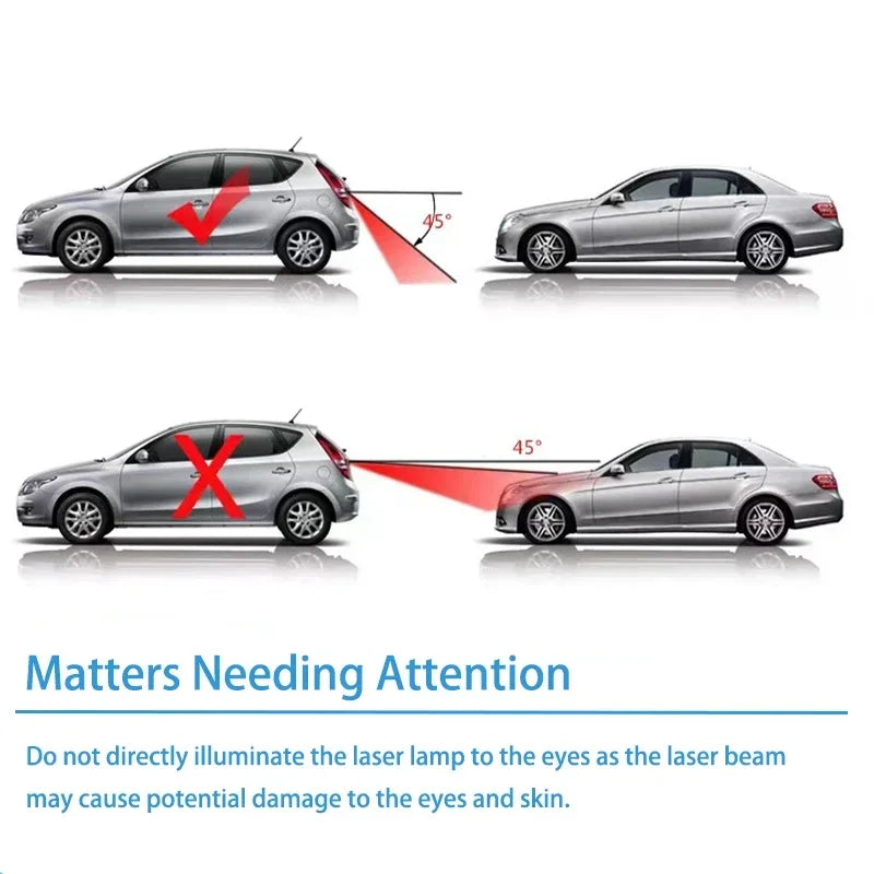 12V LED Laser Fog Light with Anti-Collision Alarm - image 4