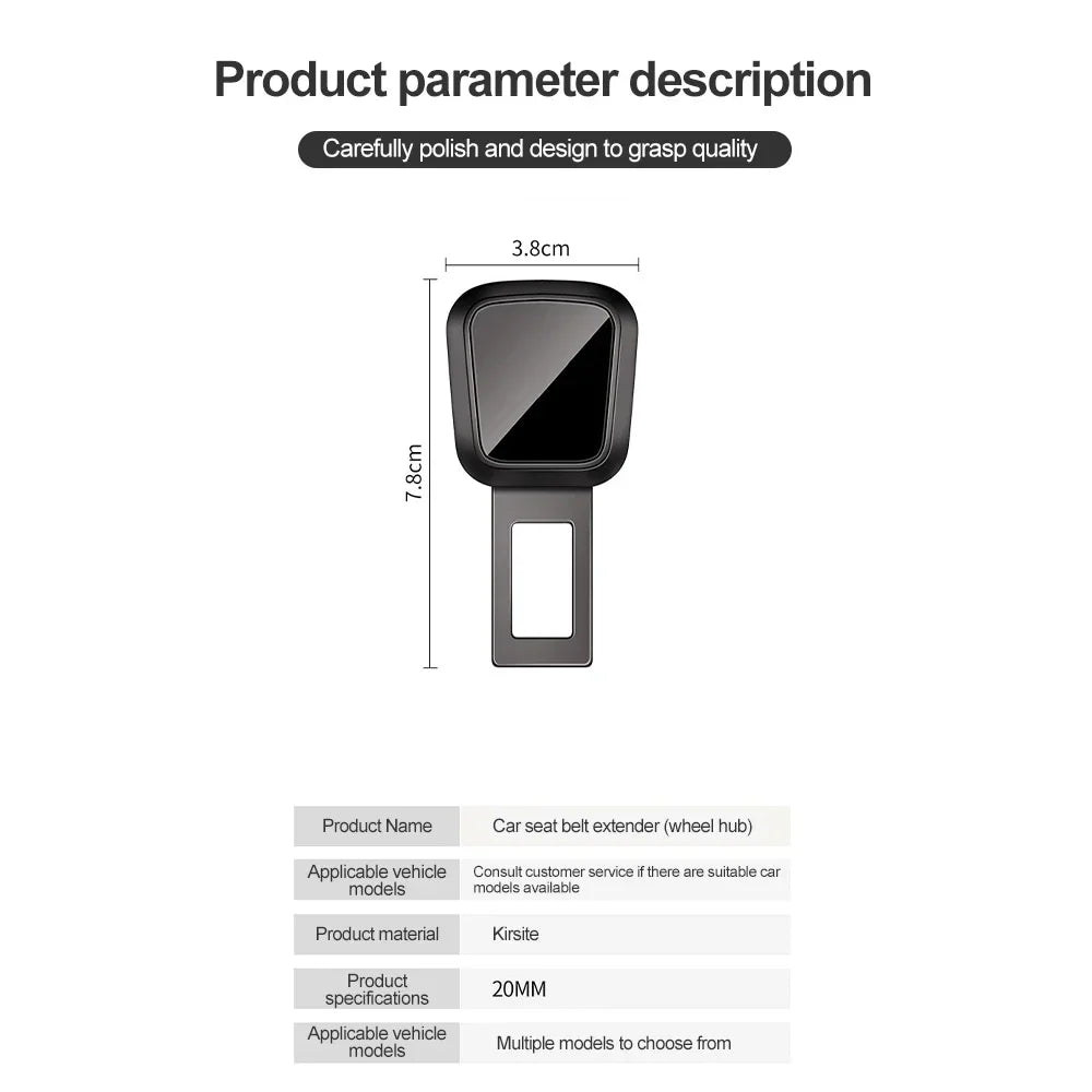 Seat Belt Extender Clip for Tesla & Porsche - image 6
