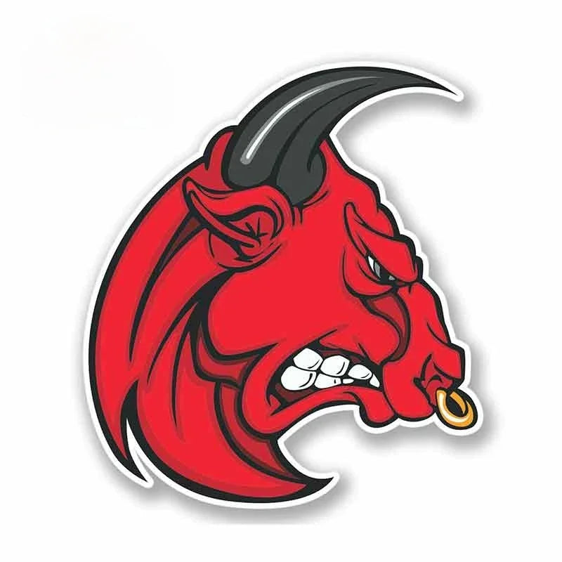 Angry Bull Vinyl Car Decal Sticker