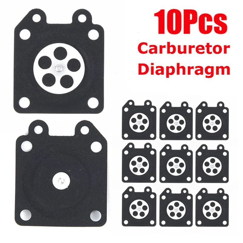 10PCS Carburetor Diaphragm Repair Kit for Walbro Chainsaw - image 2
