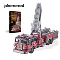 3D Stainless Steel Metal Puzzle Ladder Fire Truck Model Kit