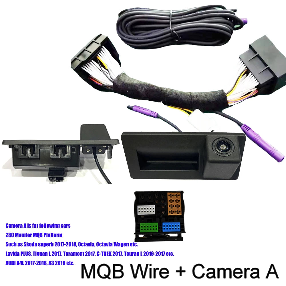 Dynamic Rear View Camera for VW Audi & Skoda | 140° CanBus - image 4