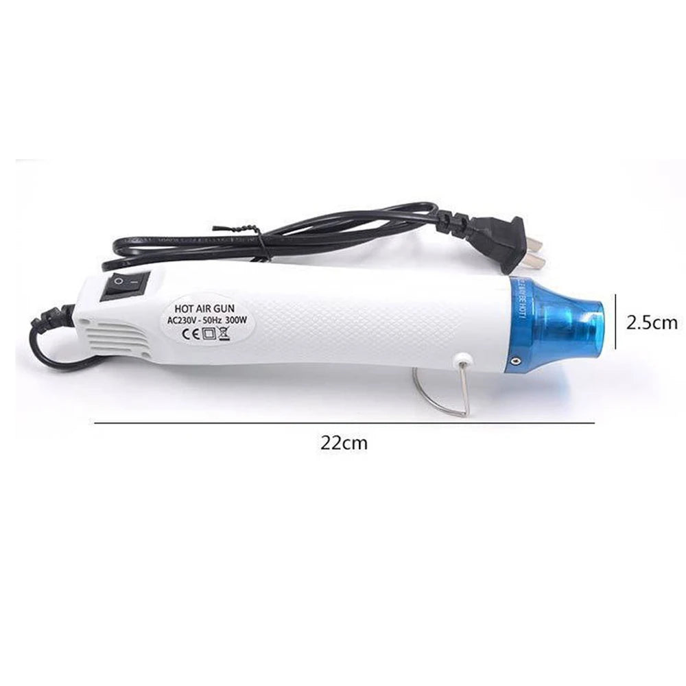 Electric Hot Air Heat Gun for DIY Soldering, Shrink Wrap and Plastic Repair