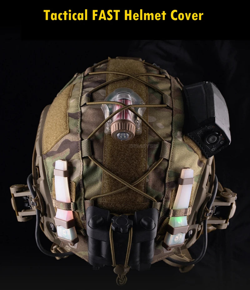 Camouflage Helmet Cover for FAST Tactical Helmets - image 7