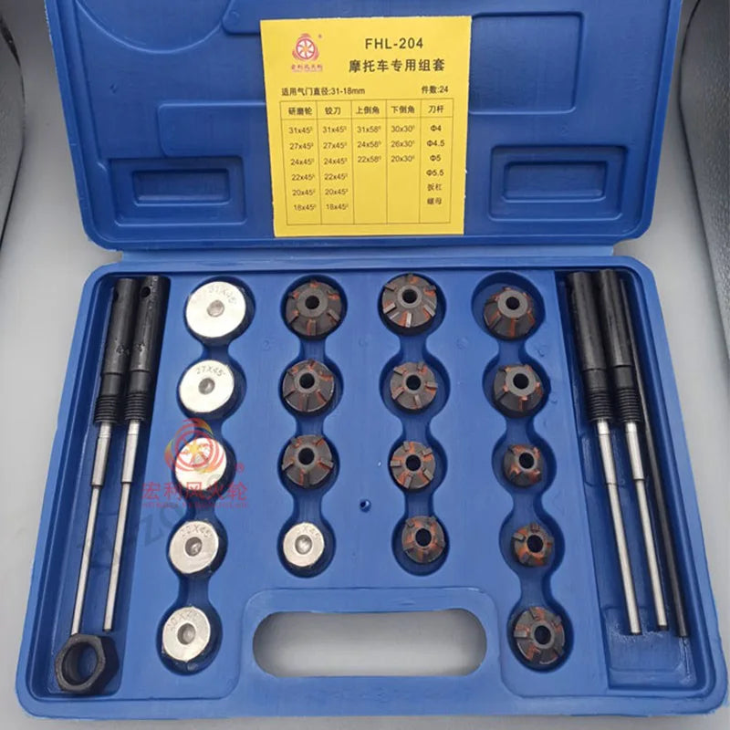 Valve Seat Reamer Set – Motorcycle & Auto Valve Milling Cutter Kit - image 14