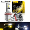 Dual Color LED Fog Light Bulbs H8 H9 H11 H16, Set of 2