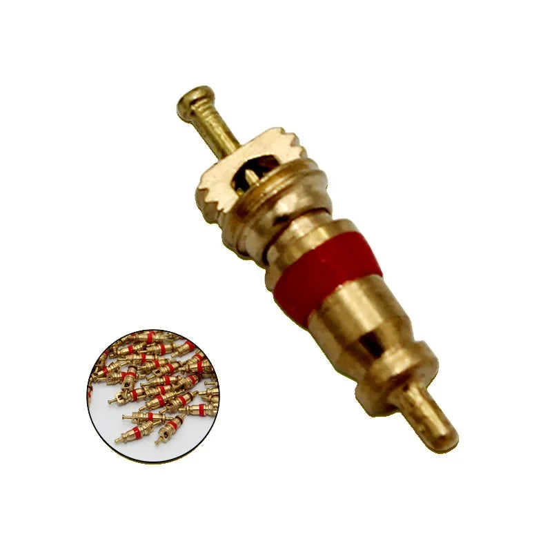 Universal Tire Valve Core Removal Tool Wrench with Copper Valve Cores - image 5