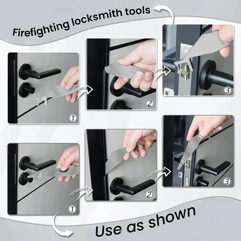 Heavy Duty Stainless Steel Pry Bar Tool for Emergency Rescue - image 4