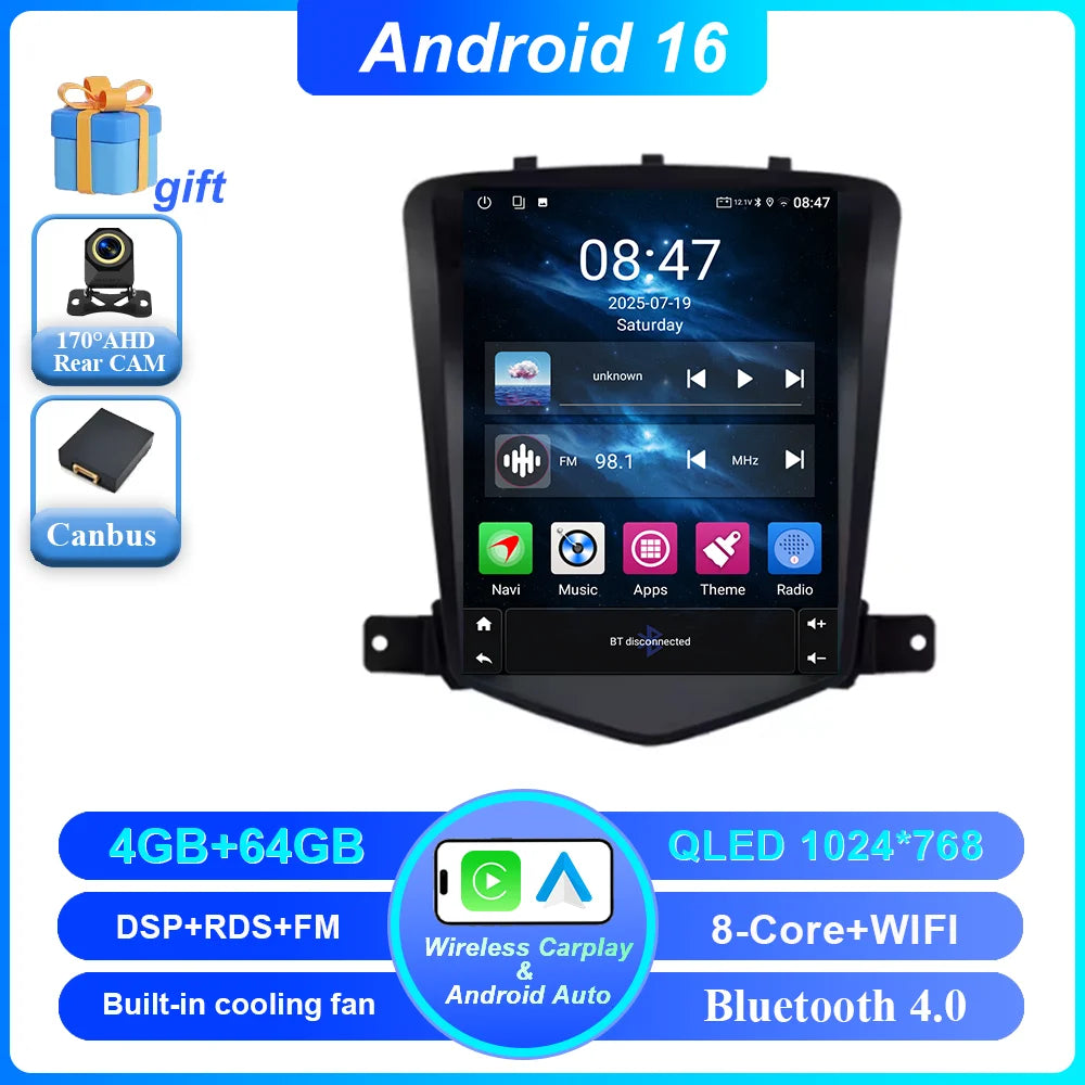 Android 16 Car Stereo for Chevy Cruze (2008-2012) - image 13