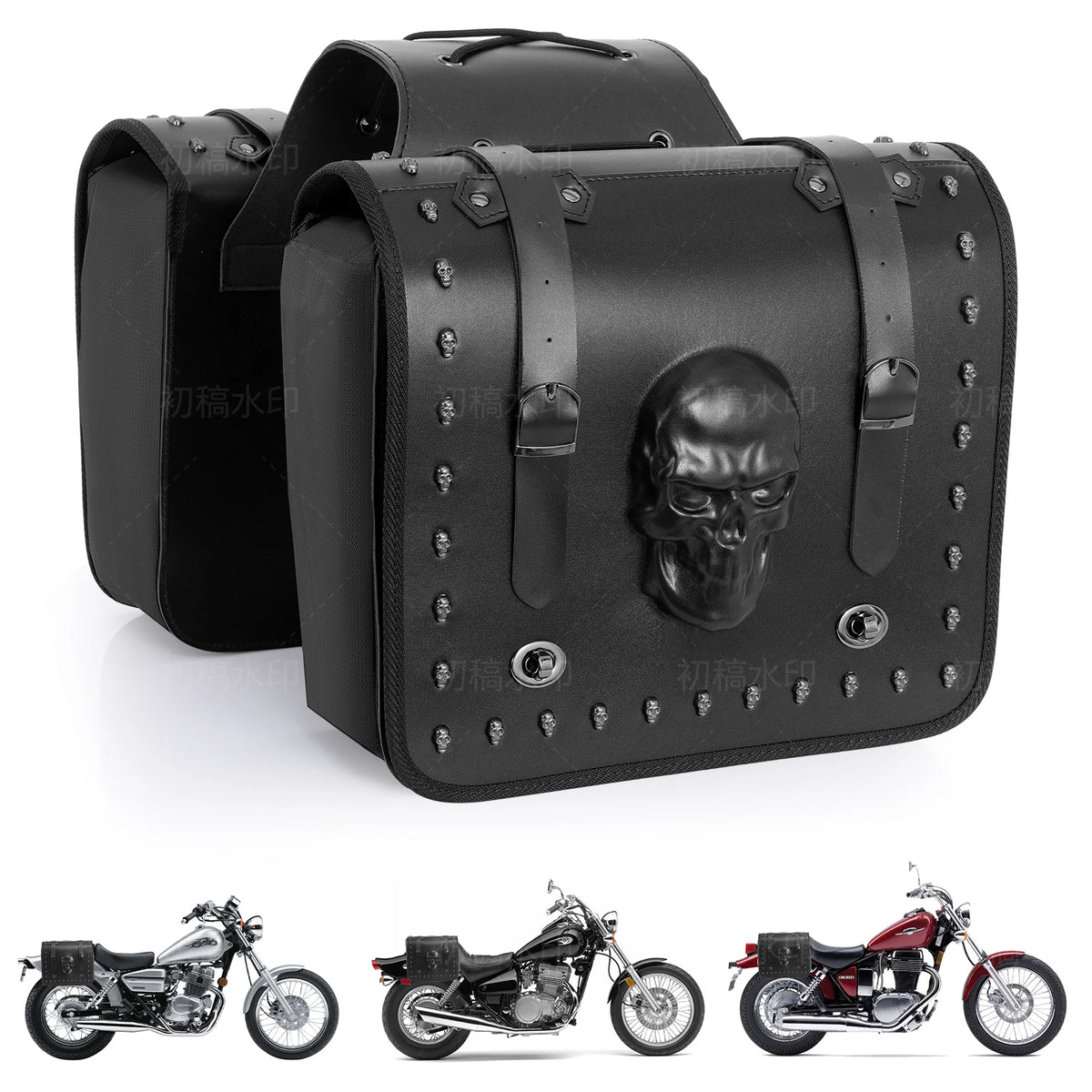 20L Saddle Side Bag for Honda Shadow Aero 750 - image 9