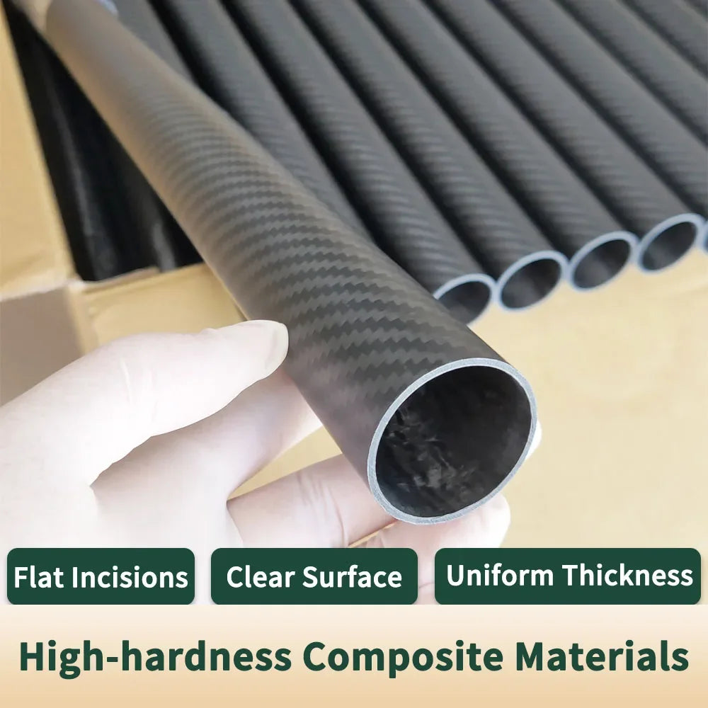 500mm Carbon Fiber Tubes - High Strength 2-Pack - image 3