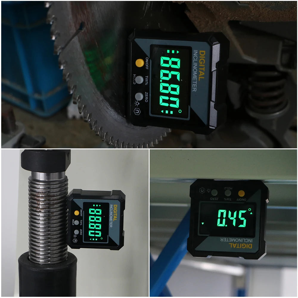 Digital Angle Gauge Magnetic Protractor Inclinometer with Backlight - image 22