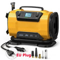 Air Compressor Portable Dual Power 110V-230V AC/DC Air Car Compressor Inflator Pump Tire Inflator for Car Boat Bicycle Mattress