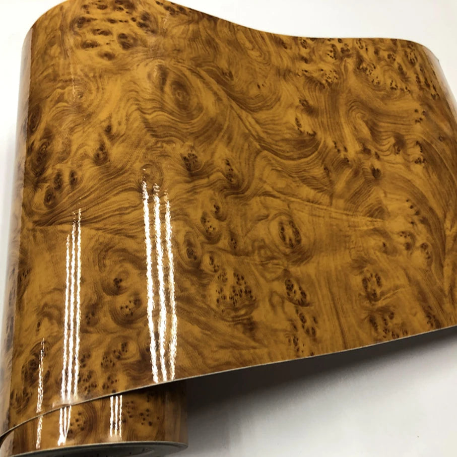 Self-Adhesive Wood Grain Car Vinyl Wrap Film 30x100cm - image 4