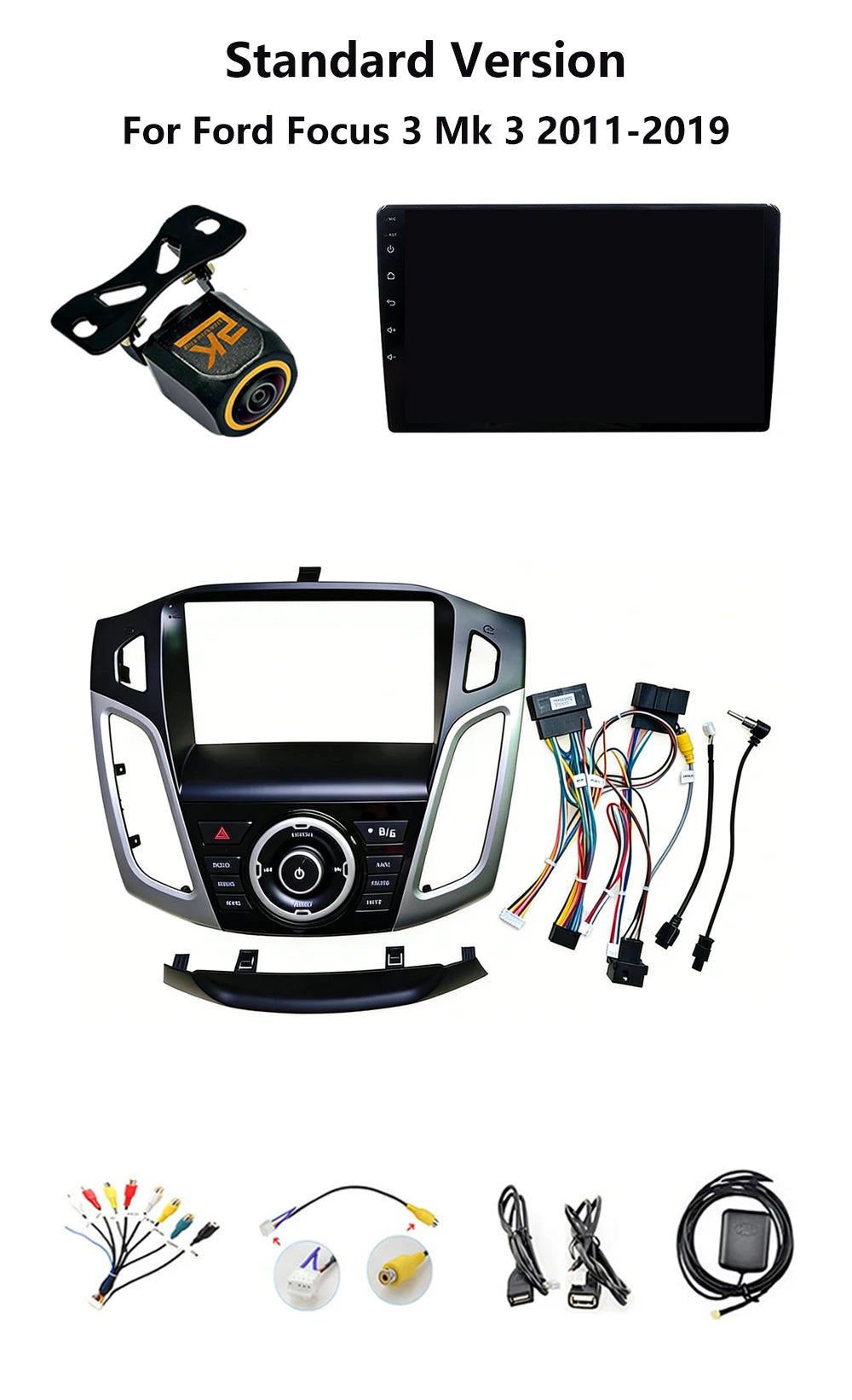 Ford Focus 3 Android Car Stereo with GPS, CarPlay & 9" Touchscreen - image 4