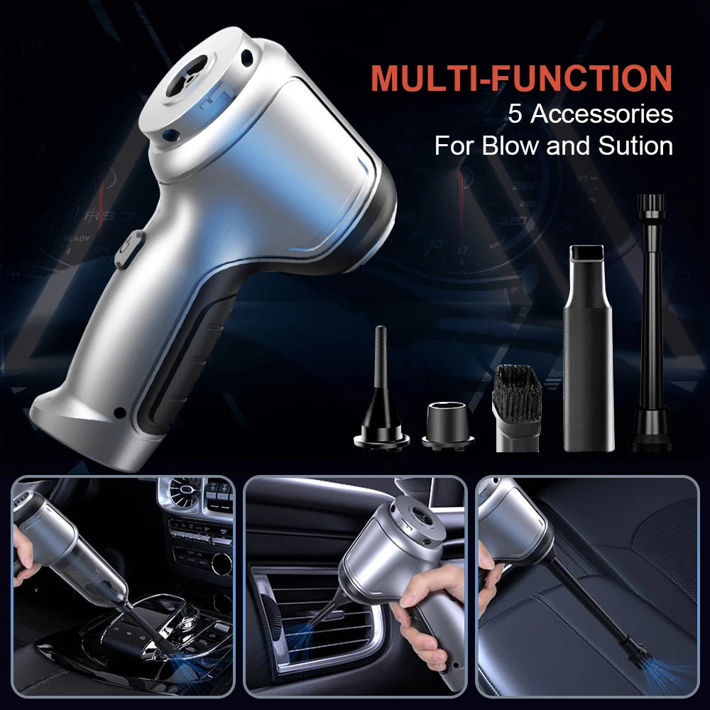 Car Vacuum Cleaner Auto Cordless Cleaner Robot Wireless Cleaning Machine Automotive Home Appliance Tools Strong Suction Cleaners
