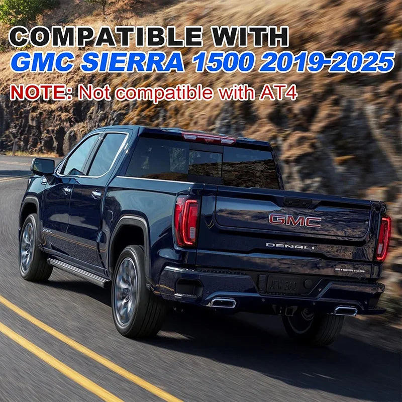 Heenvn Mud Flaps for GMC Sierra 1500 2019-2026 Accessories Front & Rear Splash Guard Mudflaps No-Drilling GMC Fender Replacement