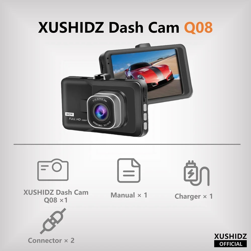 1080p HD Dash Cam with Night Vision, G-Sensor & Parking Mode - image 21