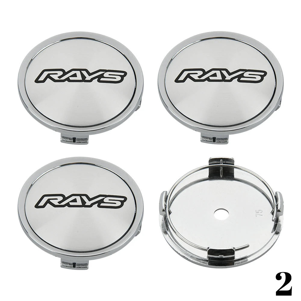 Universal Wheel Center Caps, Multiple Sizes, Set of 4
