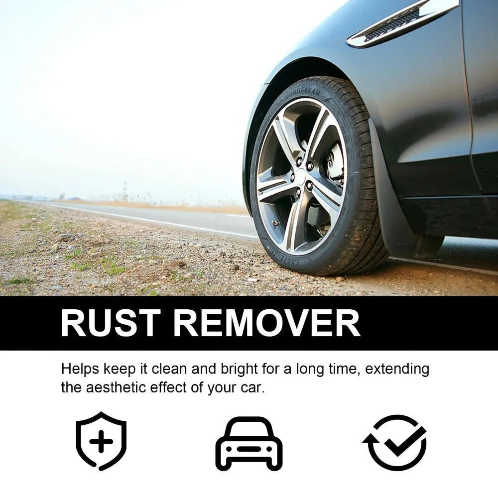 Quick-Acting Rust Remover Spray for Exhaust Pipes and Wheel Hubs