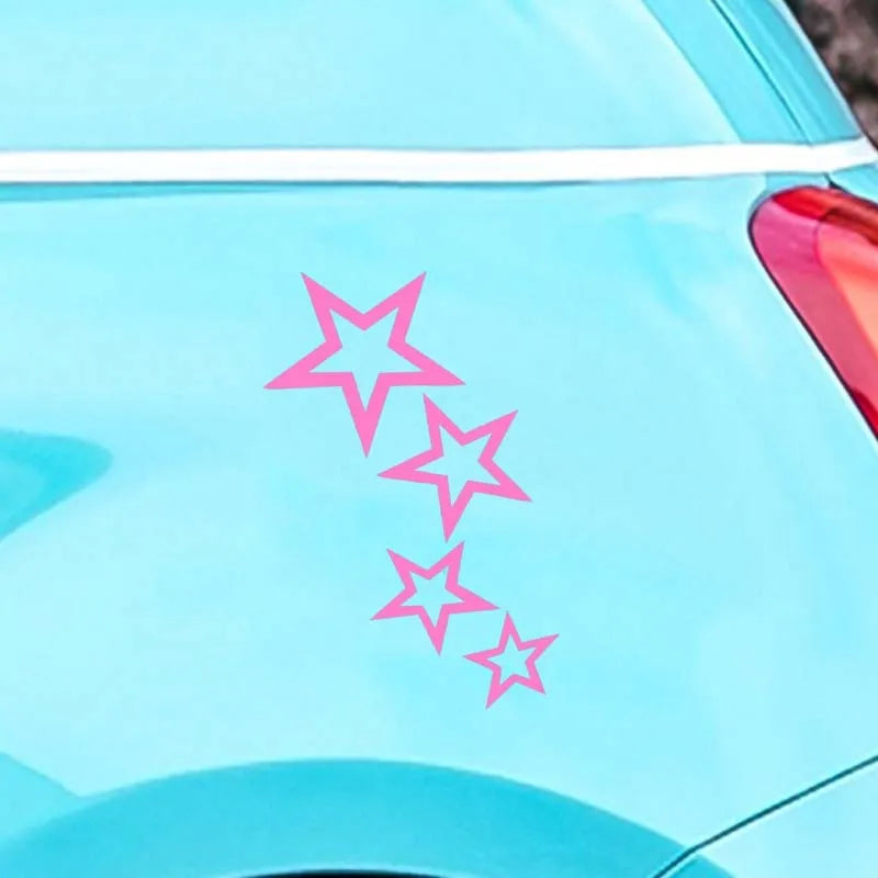 Five-Pointed Star Car Decoration Sticker, Simple Vinyl Decal - view 2
