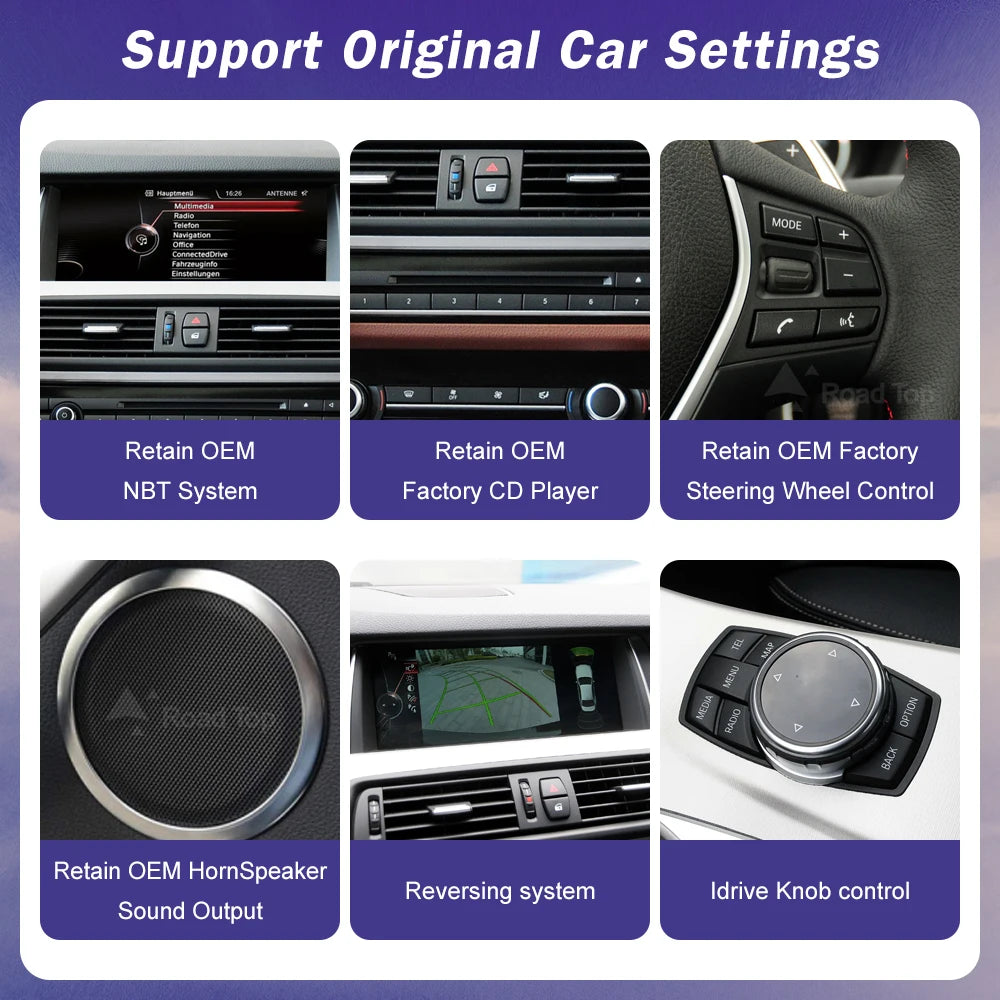 10.25-inch Wireless CarPlay Display for BMW 5 Series F10/F11 - image 5