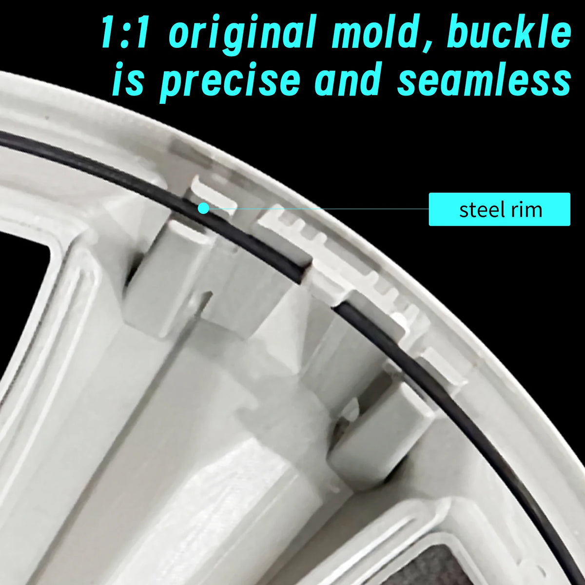 16-Inch Full Rim Wheel Covers for Steel Wheels, 4-Pack - image 4