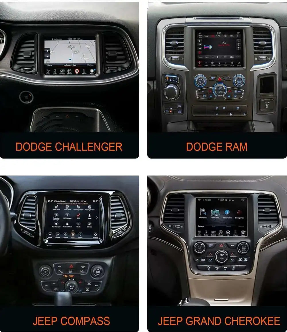 8.4" Android 14 CarPlay Stereo for Dodge RAM & Jeep - image 7