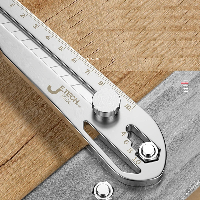Stainless Steel Box Cutter18MM Retractable Utility Knife Heavy Duty  нож 6 In 1 Multifunctional Pocket Knife Couteau Stationery