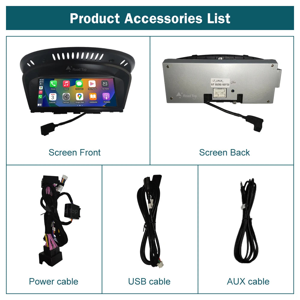 8.8'' Wireless CarPlay & Android Auto for BMW 3 & 5 Series - image 6