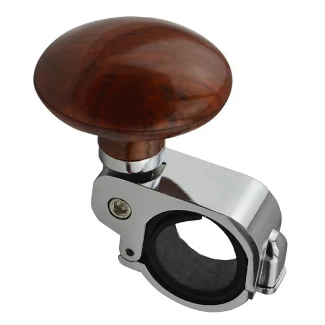 The New Durable Anti-slip Stylish Carbon Fiber Car Steering Wheel Auxiliary Control Knob Ball Booster Steering Wheels