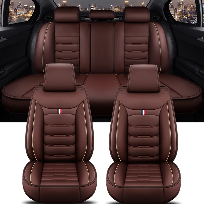 PU Leather Car Seat Covers for BMW 5 Series (F10, G30, E60 and More)