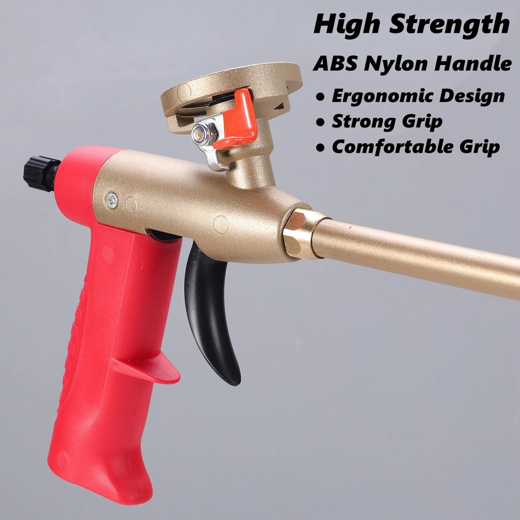Metal body foam spray gun, polyurethane sealant applicator for renovation