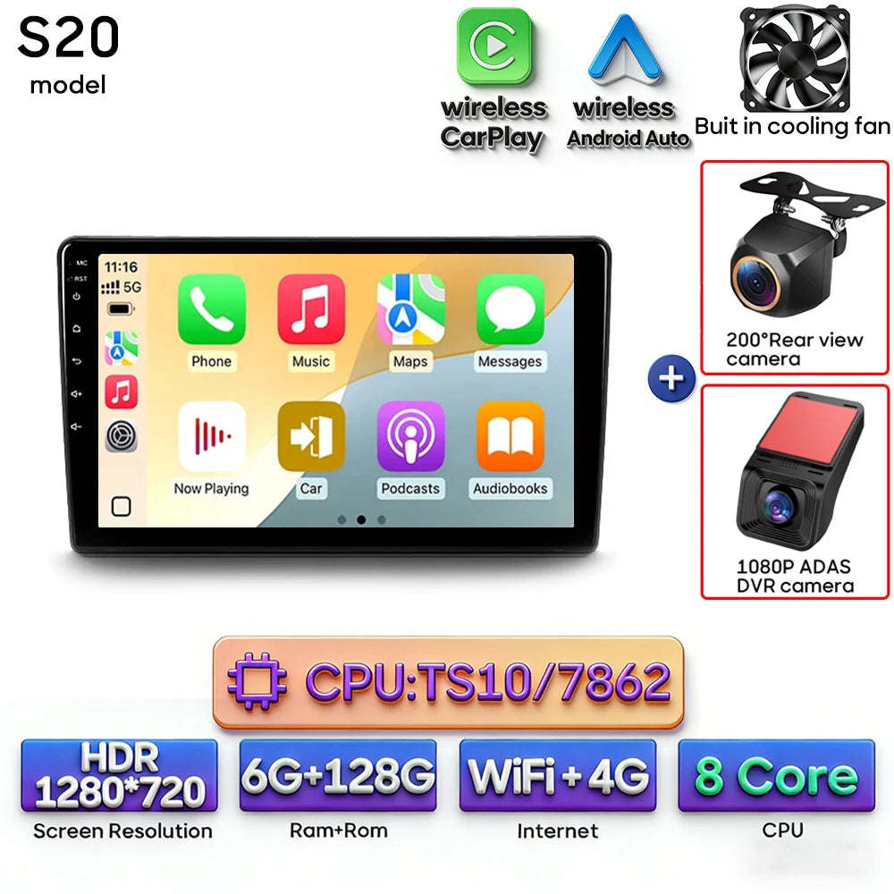 Android Car Stereo Citroen C4 Grand Picasso 2006-2013 9" GPS CarPlay - image 8