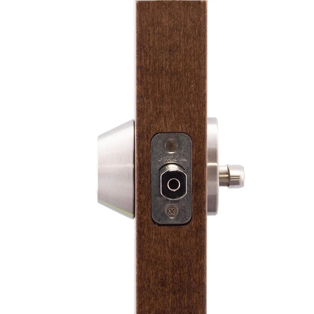 Copper Single-Cylinder Deadbolt Door Lock – Chrome