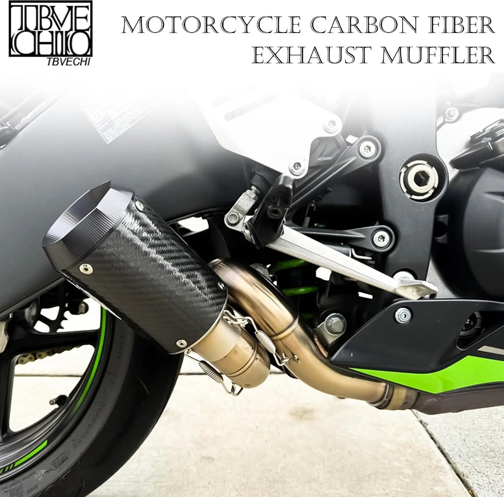 Carbon Fiber Exhaust Muffler for Kawasaki Z900 & GSX-R750 - image 8