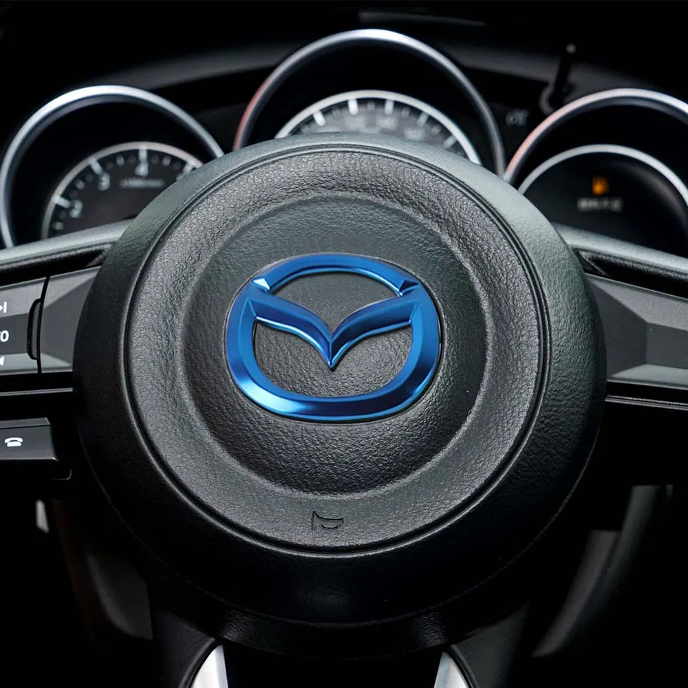 Steering Wheel Center Cover Sticker for 2 3 5 6 CX Series