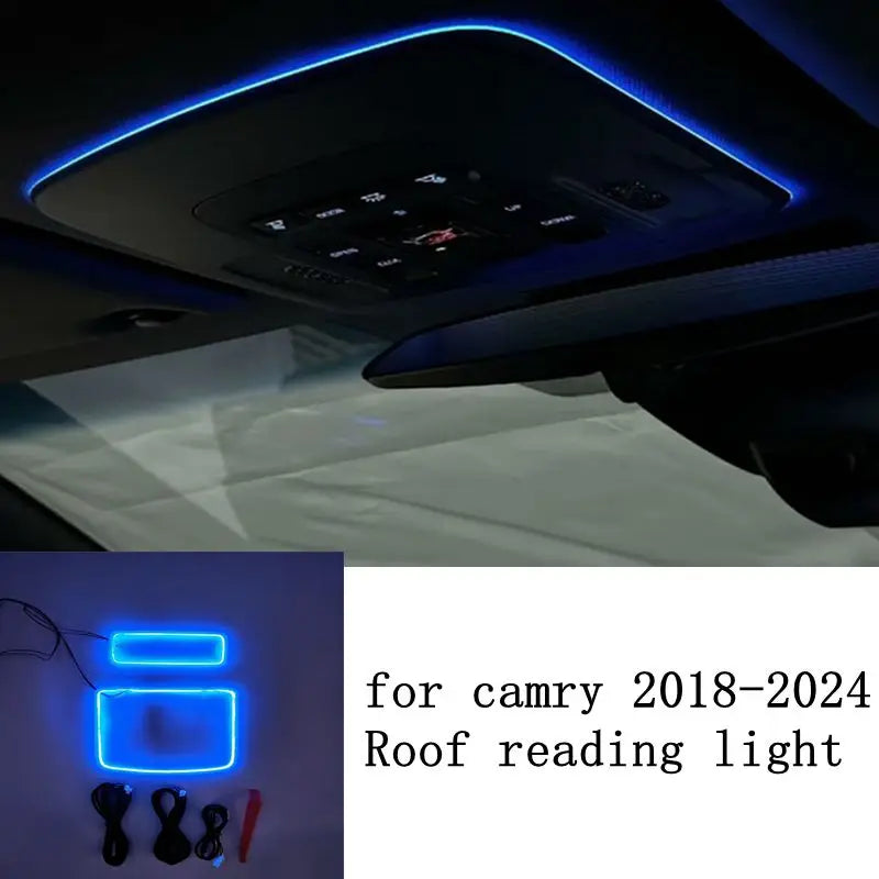 Ice Blue LED Interior Roof Reading Light for Toyota Camry 2018-2023