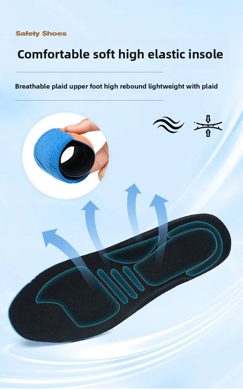 Steel Toe Safety Boots, Smash-Proof & Puncture-Resistant - image 23