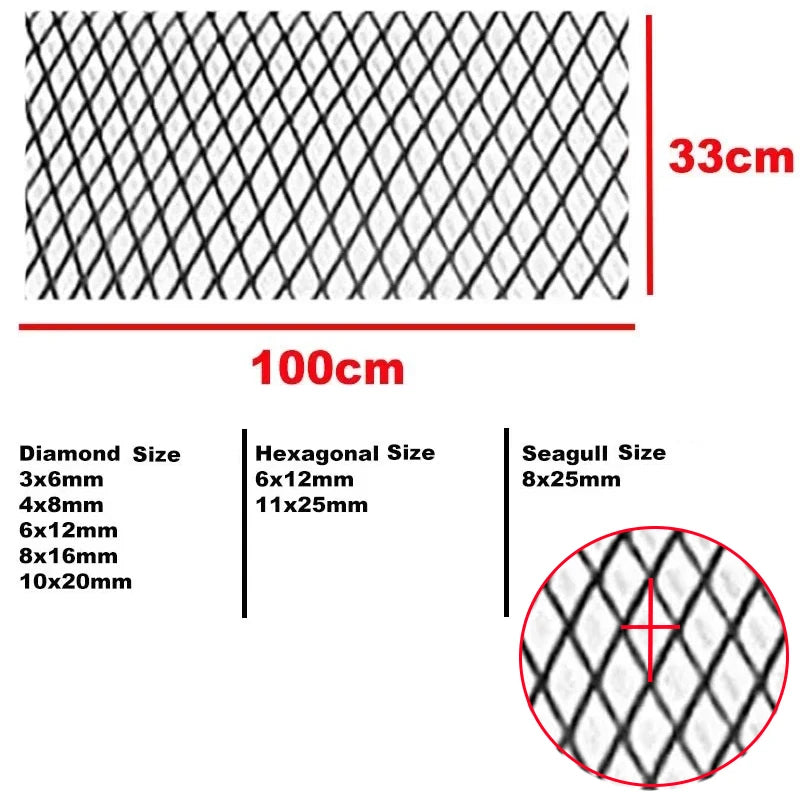Universal Aluminum Car Grille Mesh - Radiator Protection - image 9