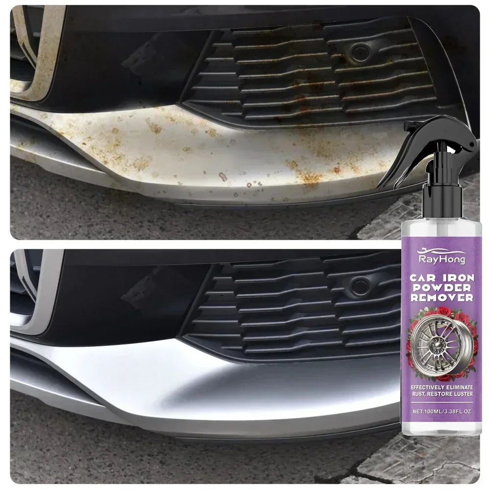 Iron Powder Remover Spray for Car Paint and Wheels