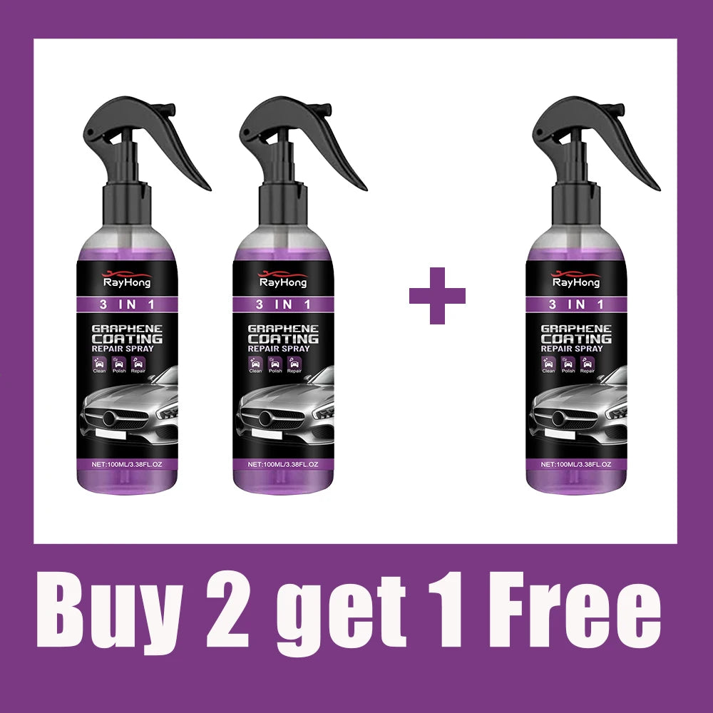 Graphene Ceramic Coating Spray for Car Paint and Glass, 100ml