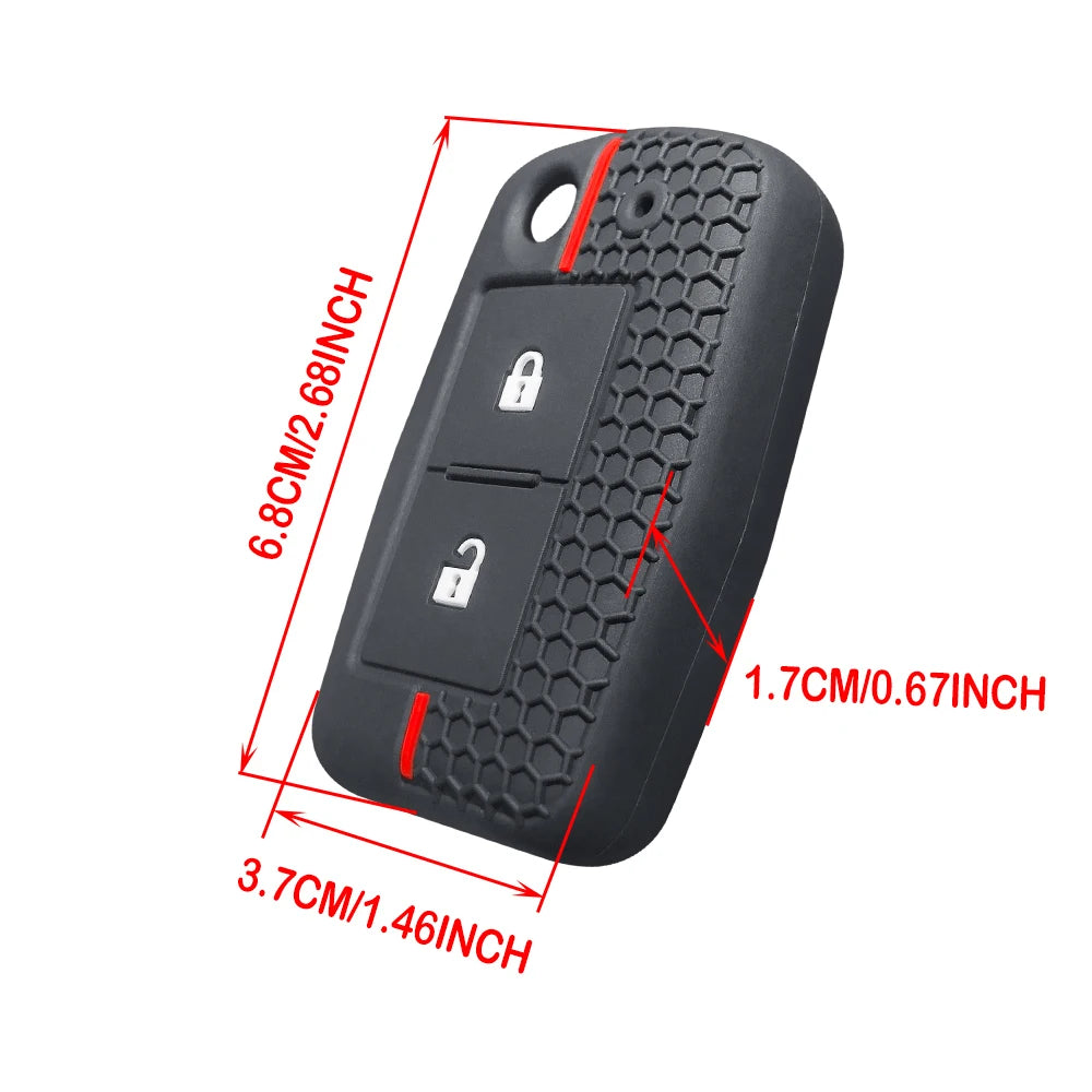 for Mitsubishi TRITON 2024 2025 silicone remote car key fob cover case key holder keychain accessories keyring shell